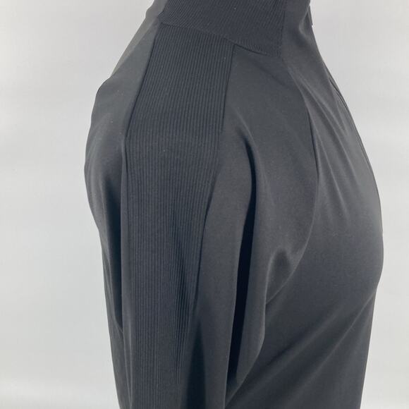 RBX Active Womens Black Quarter Zip Mock Neck Moisture Wicking Jacket M New - Picture 8 of 13